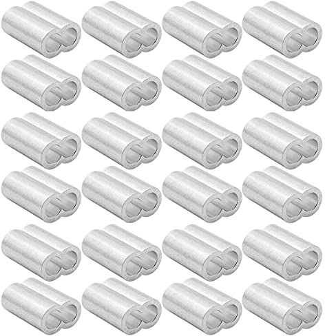 Kabel Aluminium Klemmen Aluminium Hülsen 6mm Aluminium Drahtseil Klemmen Drahtseil Aluminiumhülse Aluminium Crimpschlaufe Seilklemmen 6mm Seil Drahtseil Alu Klemmen Drahtseil Klemmen Profi Klemme 6 mm