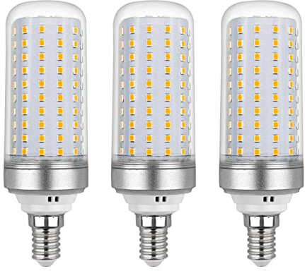 Lampadina Led E14 Mais 20W, 2200LM Bianco Caldo 3000K, AC175-265V, 200W Lampadine a Incandescenza Equivalenti, Non Dimmerabile, E14 Mais per Lampadari, Plafoniere, Lampade da tavolo, Confezione da 3