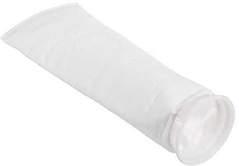 PATIKIL 4 Inch Ring Filter Socks 10 Micron, Mesh Bags Pool Skimmer Basket, White
