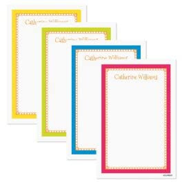 Current Bright Borders Refill Notes, 300-Sheets Loose 4 by 6 Inch Papers for Memos, Lists, Fits Acrylic Tray Sold Separately