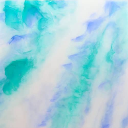 Blaue und grüne Marmorguss-Acrylplatte (3 mm dick)