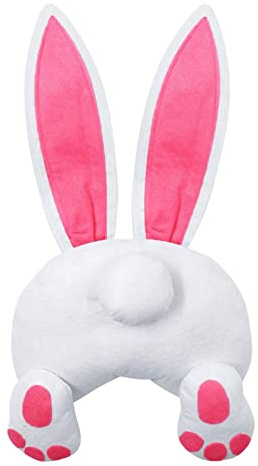 Osterkranz Mit Hase Osterhasenkranz Osterkranz Mit Hasenpopo Osterkranz Deko Ostern Kranz Mit Hase Hintern Anhänger Künstliche Blumen Kränze Girlande Wandkranz Türkranz Osterdeko Für (C-001, One Size)