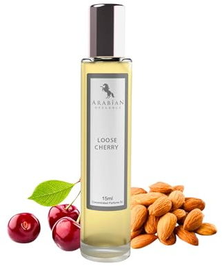 Arabian Opulence FR313 Loose Cherry Roll-on Parfümöl für Damen und Herren, luxuriöses und konzentriertes langanhaltendes Parfümöl, alkoholfreies Reisegröße, Körperduft für ganztägige Frische (15 ml)