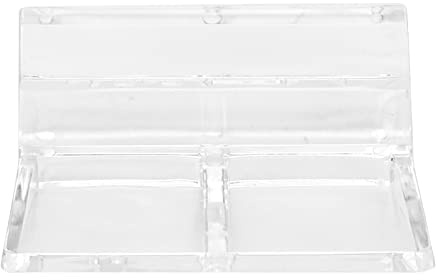 Sunicon 20 Stück Aquarium Glasabdeckung Clip, Universal Deckel Clips Transparent PVC Glasabdeckung Acryl Clip Halter Stützklemmen Zubehör