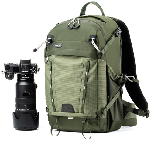 Think Tank - BackLight Camera Backpack - 18L - Max. lens size: 300mm f/2.8 or 150-600mm f/5-6.3 on a housing and 5L personal equipment - Mountane Green