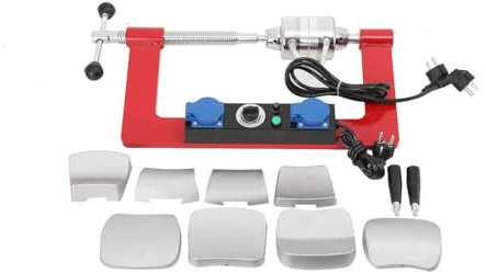 TABODD Auto-Vakuum-Reifenreparatur-Vulkanisiermaschine, Reifen-Reparatur-Werkzeug-Set mit 8 Formen, Mit Timing-Konstanttemperatur-Hochleistungs-Reifen-Reparatur-Werkzeug für PKW und LKW