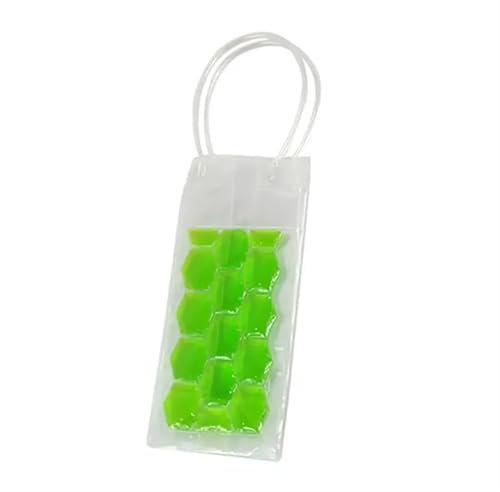 BUUNHI Wine Cooler Portable Liquor Ice-cold Tool Rapid Wine Bottle Freezer Bag PVC Chilling Cooler Ice Bag Beer Cooling Drinks Cooler(Green)