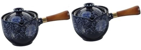 Cabilock 2pièces Bouilloire à Thé Rotative Théière Portable Pour Infusion De Thé Vrac Pour Maison Bureau