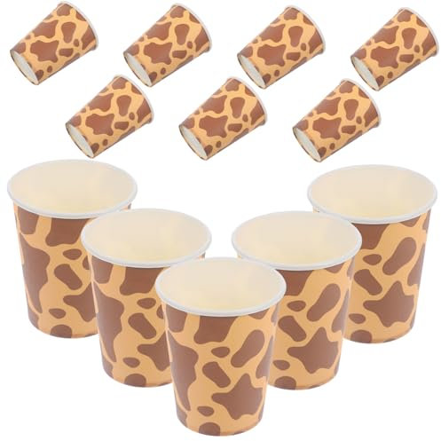 FRCOLOR Stücke Papier Trinkbecher Zebra Themen Wasser Tasse für Party Kaffee Geburtstag Party Supplies