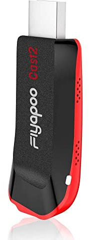 FIYAPOO Miracast Dongle HDMI sans Fil Streaming 4K, Compatible avec iPhone/iPad/Android/iOS/Windows/Mac, pour Ordinateur Portable, PC, Fire TV Stick, Moniteur et Projecteur,Support DLNA et Airplay