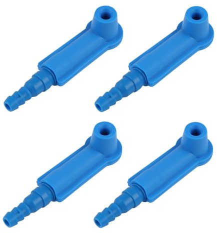 Hawpasy 4 PCS Entlüftungsadapter,Bremsflüssigkeitswechsler, Stecker Bremsflüssigkeit, Entlüftungsadapter Bremsflüssigkeit ABS KFZ LKW, für PKW, LKW, Transporter, Baumaschinen und Werkstattbedarf
