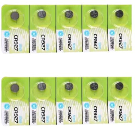 Lot de 10/5 piles bouton CR927 3 V au lithium pour jouets électroniques, télécommandes et petits gadgets