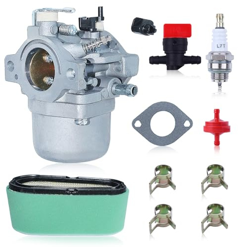 AUMEL 799728 Vergaser für Briggs & Stratton 496894 282707 498027 498231 493909 499161 494502 494392 495706 498134 496592 283702 283707 284707 286702 286707 12.5hp Vergaser Luftfilter Kit