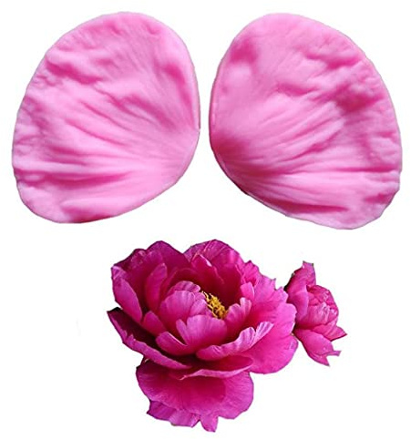 PiniceCore Pivoine Fleur Silicone Gâteau Moule Chocolat Sucrecraft Décorant des Outils Fondants