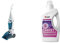 Russell Hobbs RHCC5001 Lightweight 600W Carpet Washer & Cleaner, White & Aqua with 1L RHSMP103AB Carpet Shampoo in Alpine Fragrance Solutions, 1.5L Water Tank & Free 2 Year Guarantee