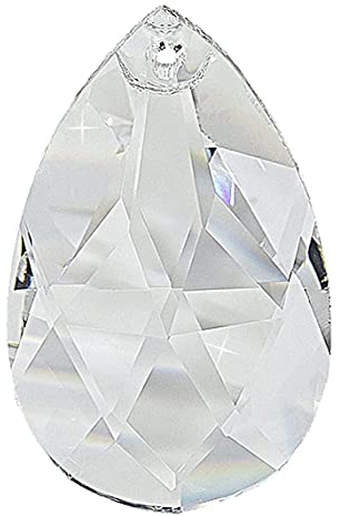 Kristall Rautenschliff Wachtel zum Aufhängen L. 63mm 30% Hochbleikristall Ersatz Behang für Kronleuchter