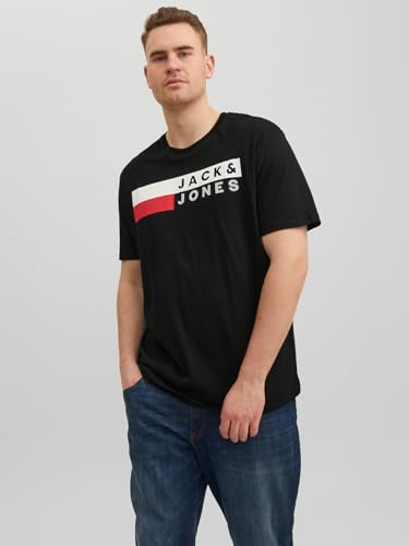 Jack & Jones Homme Jjecorp Logo Tee O-Neck Noos Pls T-Shirt, Noir-2, XXL EU