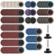 Shineboc 104PCS Schleifwerkzeug-Set, 2 inch (50mm) CSD-Scheiben, Nylongewebe-Scheiben zum Schleifen, Polieren, Entzundern, für Metall, Stahl, Edelstahl