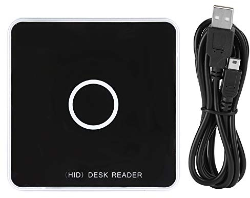 Desktop Read Write, UHF Card Reader with Built in Buzzer, 915Mhz Contactless Tag Access Controller