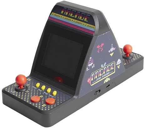 MISTER GADGET Herr GERÄT, MG3562, Spiel Arcade 1Vs1, Erlebnis von intensivem Spiel mit, Farbe Schwarz, Perfekt für Duelle und Wettkämpfe zwischen Freunden, Spiel für Erwachsene