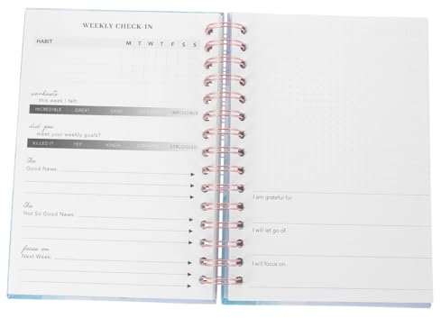 CANIGHT Fitness Agenda Notizbuch Für Frauen Workout Planer Tragbares Tagebuch Zur Lebensstil-planung Selbstdisziplin Zielverwirklichung Für Fitness Ernährung