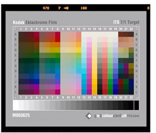 IT8 Colour Calibration Target – Reflective & Transmissive | Scanner Profiling Chart for VueScan, SilverFast, i1Profiler | Fuji & Kοdak Film (IT8 7/1 Medium Format Kοdak)