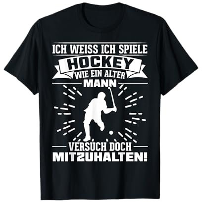 Feldhockey Opa Hockey Hockeyspieler Geschenk T-Shirt