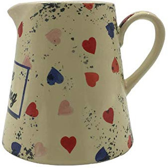 Lattiera/salsiera Caffè Creamer Brocca, Ceramica salsa Gravy imbarcazione, in stile inglese in ceramica Bricco del latte Pastorale Style Bricco del latte a punta tazza di latte salsiera contenitore