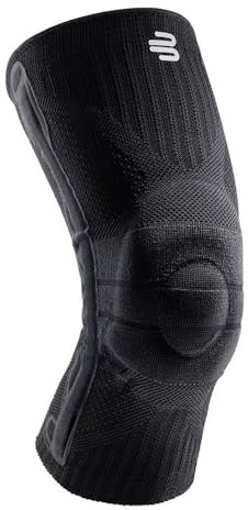 BAUERFEIND Ginocchiera Knee Support con anello di silicone, Indossabile a destra e sinistra
