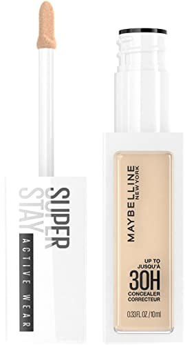 Maybelline New York Super Stay Liquid Concealer Makeup, Full Coverage Concealer, Bis zu 30 Stunden Verschleiß, Transferfest, Natürliches Mattes Finish, Ölfrei, Erhältlich in 16 Farbtönen, 15, 9,8 ml