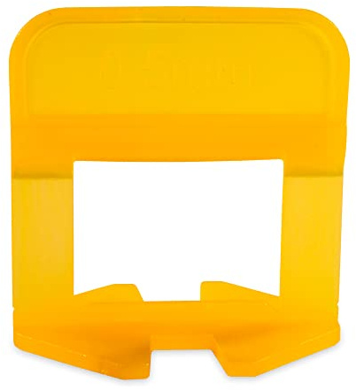 Emaistore Tile Leveling System (1/51 Inch) – 600 Tile Spacers – Compatible with Most Wedges for Smooth, Seamless Floor & Wall Tile Installation – 0.5mm Ceramic & Stone Spacers