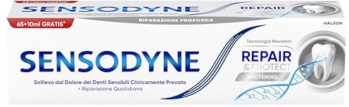 Sensodyne Repair&Protect Whitening Zahnpasta für empfindliche Zähne mit Aufhellungseffekt*, repariert stärkt und schützt, frischer Minzgeschmack, 75 ml