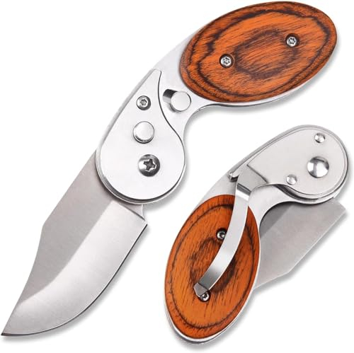 BEEK Geschenke für Männer, Adventskalender Füllung Männer, Gadgets für Männergeschenke, Weihnachtsgeschenke Mann, Taschenmesser Klein, Klappmesser Mini, Paketöffner, EDC Messer mit Clip