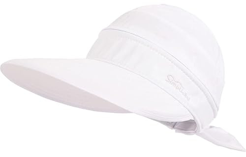 Rivweten Sun Hats for Women with UV Protection Wide Brim Sun Hat Visor Summer Beach Outdoor Foldable Womens Cap