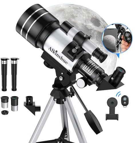 Teleskop für Kinder Anfänger, 70mm Öffnung 400mm Öffnung Refraktor Teleskope für Astronomie Anfänger, tragbare Reise Teleskop Astronomie Geschenke