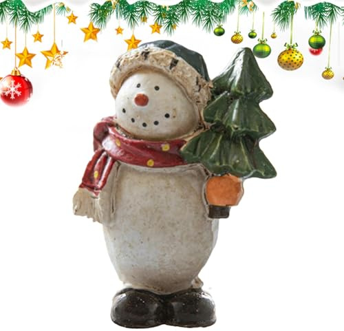 Christmas Snowman Figurines, Christmas Snowman Figurines Samlarföremål