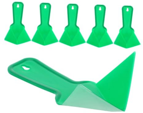 Uonlytech Herramienta Para Raspar Esquinas De Plástico 6 Piezas Para Interior y Exterior, Llana Para Esquinas Pequeña Verde, Herramienta Para Acabado De Paneles De Yeso y Estuco