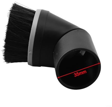 Spazzola rotonda per aspirapolvere Miele Classic C1 Eco Line Plus, attacco 35 mm spazzola per polvere, spazzola multifunzione con setole in nylon