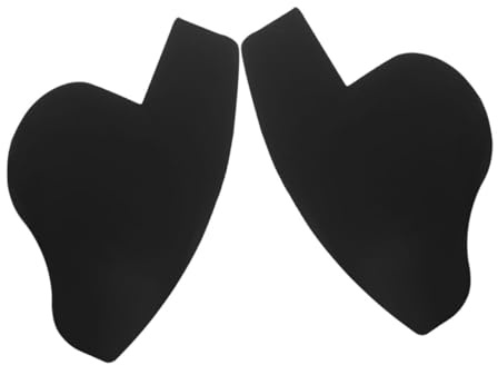 Vaguelly 2pezzi Strumenti per Modellare Barba e Contorno Capelli Uomo in Pvc Nero, Portatili e Facili da Usare, Design Classico per Cura e Regolazione Barba Personale