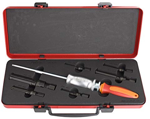 Unior Extractor de rodamientos Interiores, Ciclismo, Rojo, Talla única