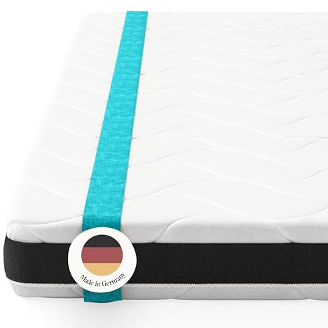 verapur Hypersoft Topper Fresh HTF800 I 70 x 200 cm I ÖKO-Tex I 8 cm Gesamthöhe I H1 weich I Matratzentopper I waschbarer Bezug