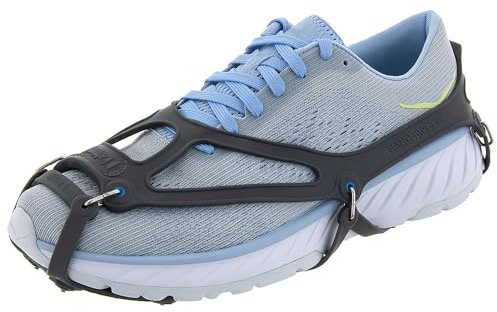 Kahtoola 1st Gen NANOspikes Footwear Traction for ICY Winter Road Running & Walking - Charcoal - X-Large