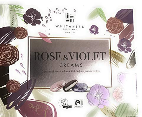 Whitakers Rose & Violets Creams 200g Vegan and Fairtrade
