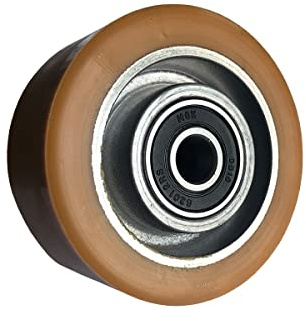 WIKO Plattformwagen Rollen Polyurethan Rad 80 mm - Räder mit Kugellagern Transportwagen Schwerlastrollen Laufrollen Fixierer Rad - 200 kg