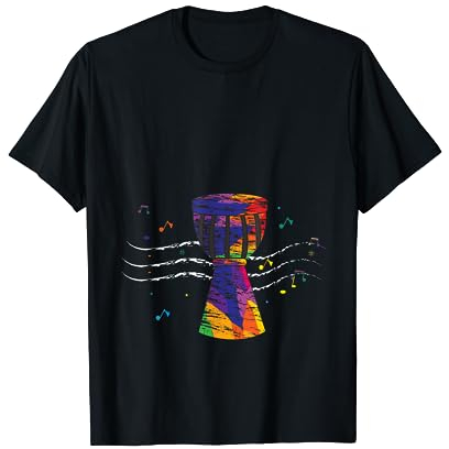 Musikinstrument, Musikliebhaber, Musiklehrer, Djembe T-Shirt