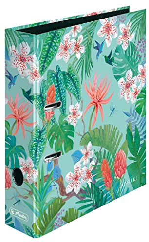 herlitz Ordner A4, 8cm, Motiv: Ladylike Jungle, 1 Stück