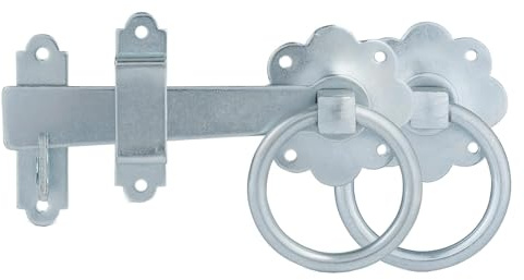Ring Garden Gate Latch with Galvanised Finish
