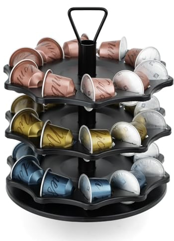 HiveNets Kaffee Kapselhalter für Nespresso Original 3-stöckiger Organizer