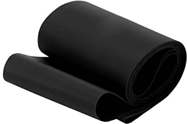 KIMISS Bande de Jante de Vélo de 80mm, Coussinet de Chambre à Air en PVC, Doublure de Pneu de Vélo et Ruban Anti-crevaison, adapté aux Pneus de 26 Pouces (Black)