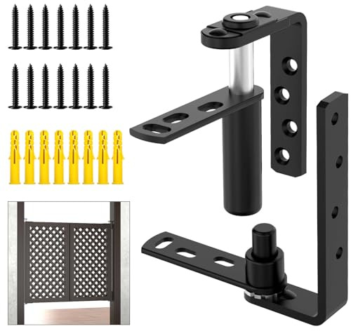 MeBantoo Heavy-Duty Self Closing Saloon Door Hinges, 304 Stainless Steel Self-Return Dual Swing Cafe Hinges for Bar, Patio Doors (1, Medium) | 304 Stainless Steel Self-Return Dual Swing Cafe Hinges for Bar, Patio Doors